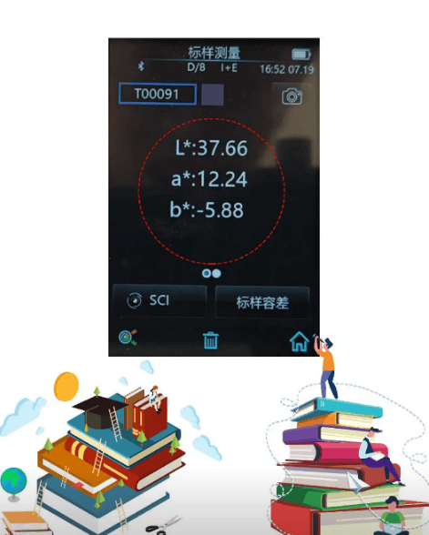 色差儀怎么看數值圖解:色差儀
